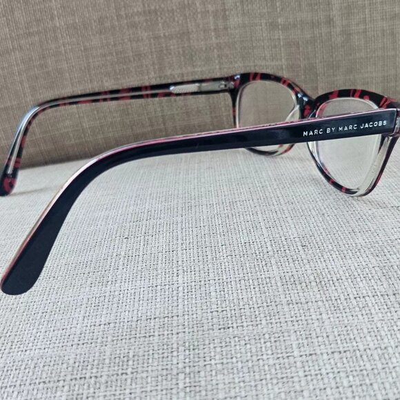 Marc by Marc Jacobs Eyeglasses Frame Black/Red Tone 52[]16 135 Glasses - Picture 7 of 10